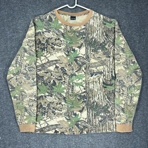 Vintage Rattlers Brand Shirt‎ Mens XL Realtree Camo Single Stitch 90s Pocket Tee